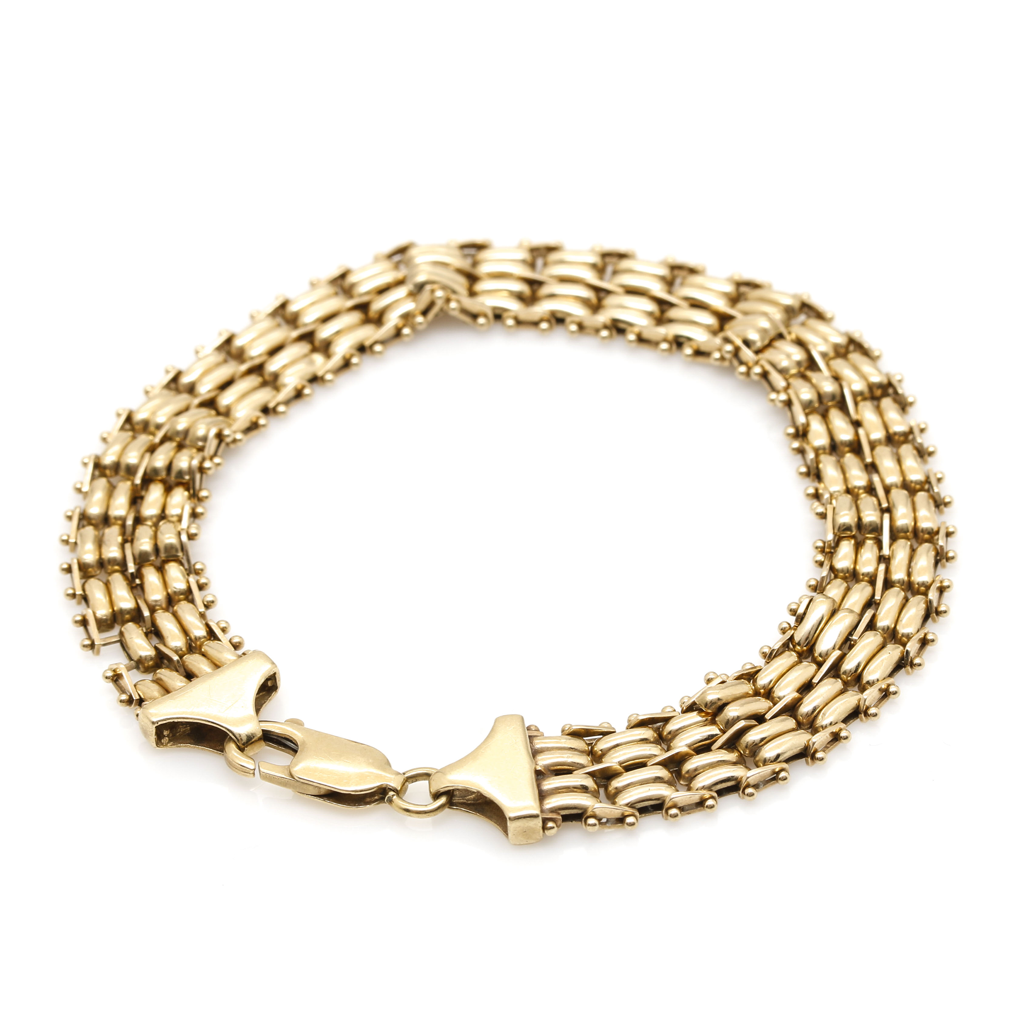 14K Yellow Gold Link Bracelet