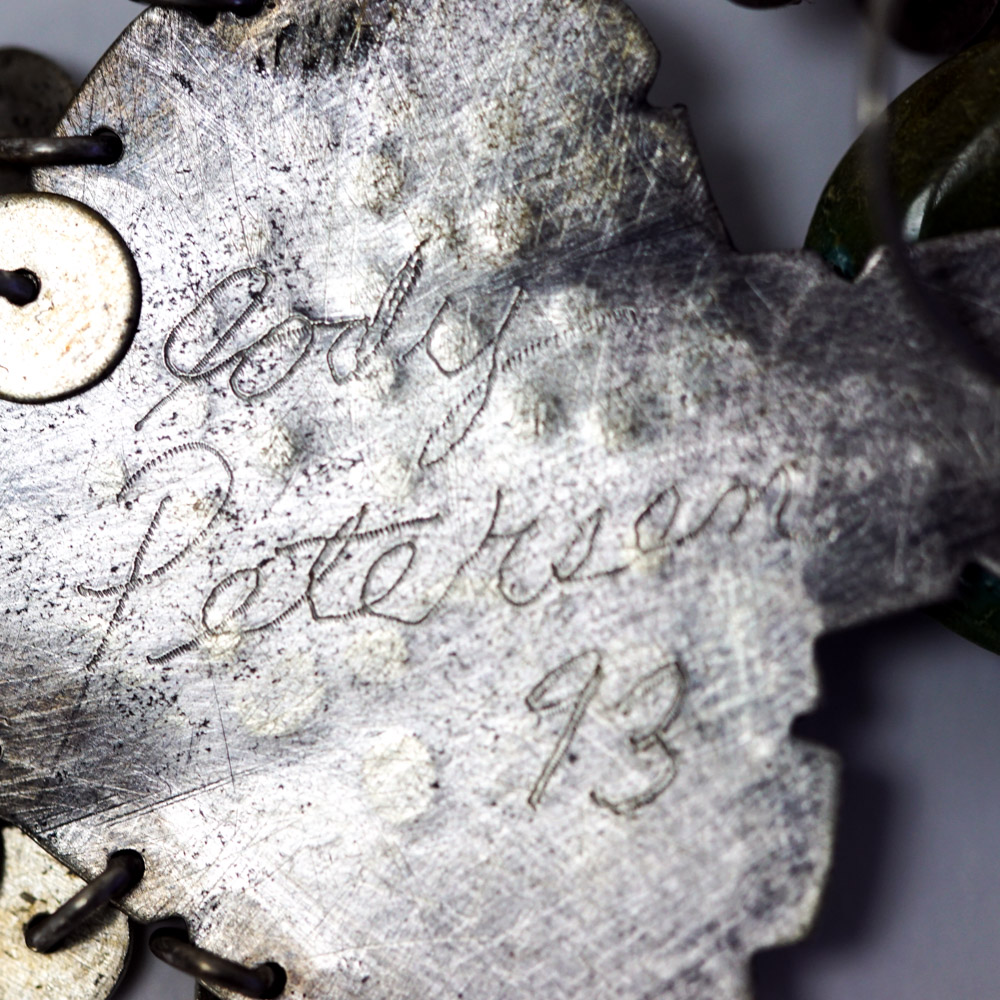 Jody Peterson Sterling Silver Earrings with Stone Beads