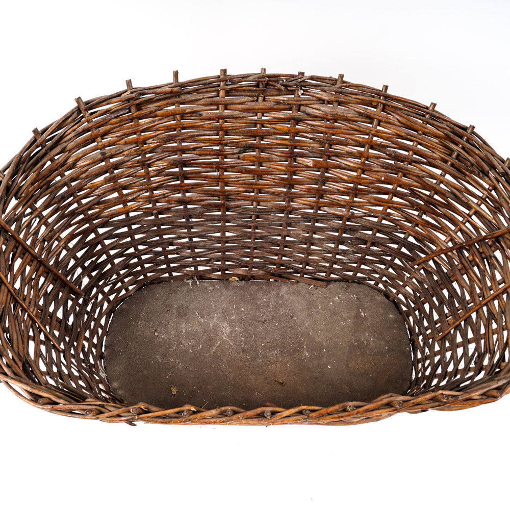 Hand Woven Wicker Gathering Basket