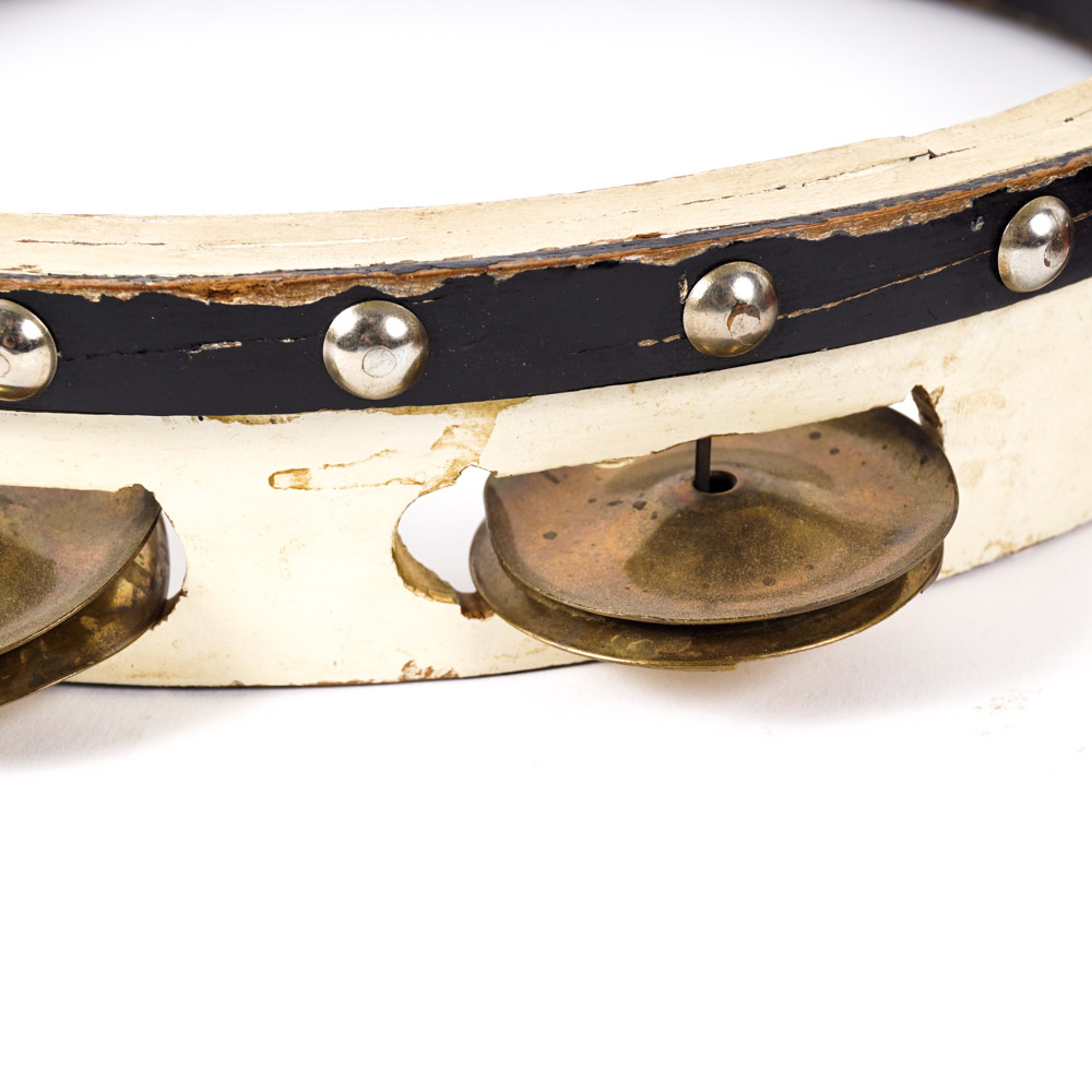 Vintage Hand-Painted Tambourines