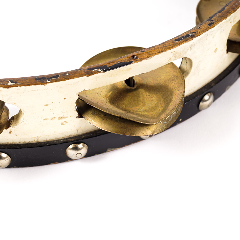 Vintage Hand-Painted Tambourines