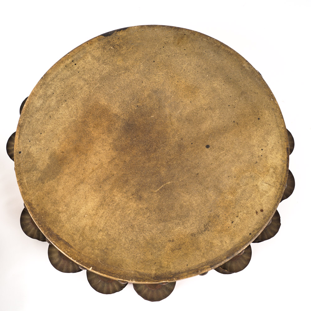 Vintage Hand-Painted Tambourines