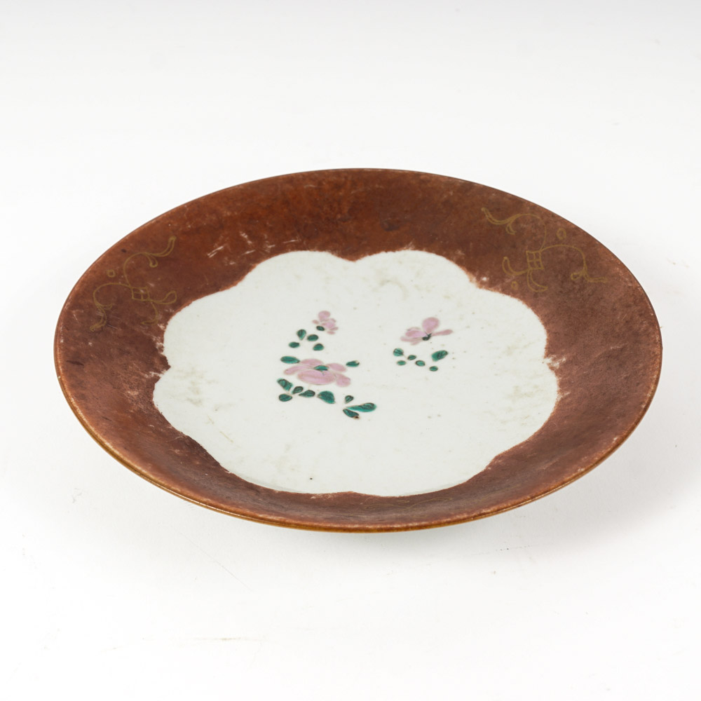 Antique European Hand-painted Porcelain Plate