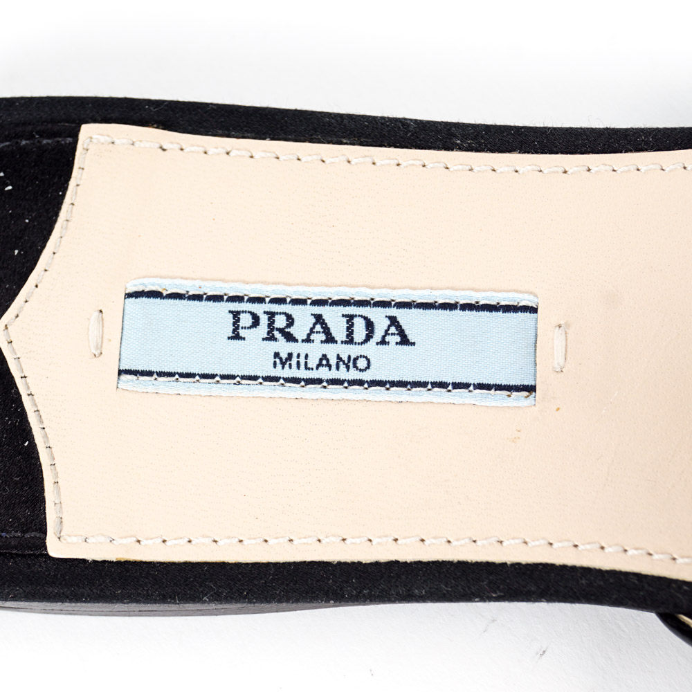 Prada Sequined Smoking Slides
