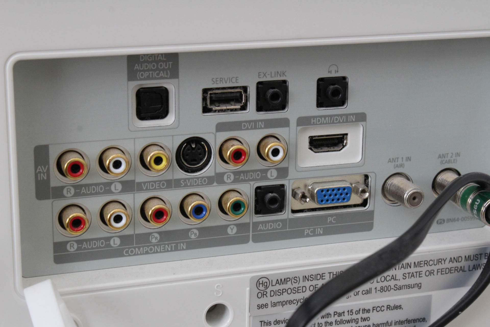 Samsung and Dynex Televisions