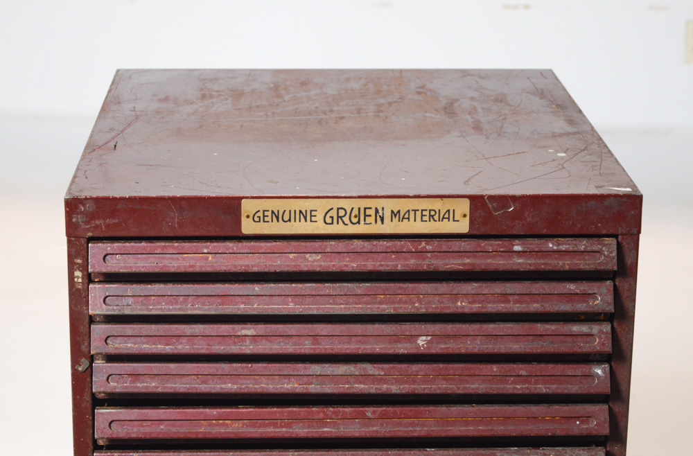 Vintage Gruen Watchmaker's Cabinet
