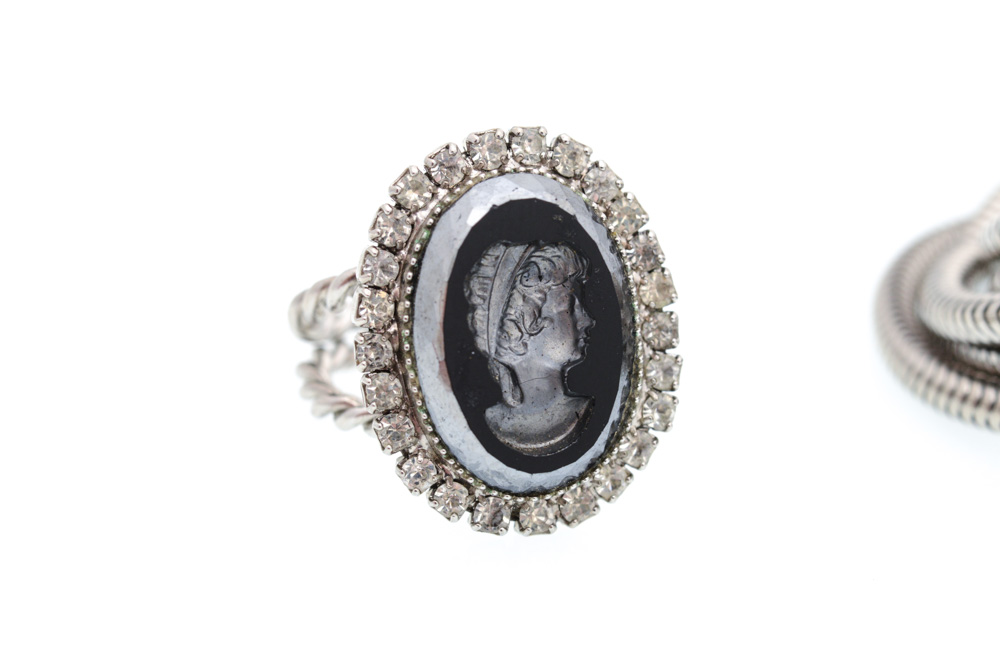 Vintage Hobé Cameo Set