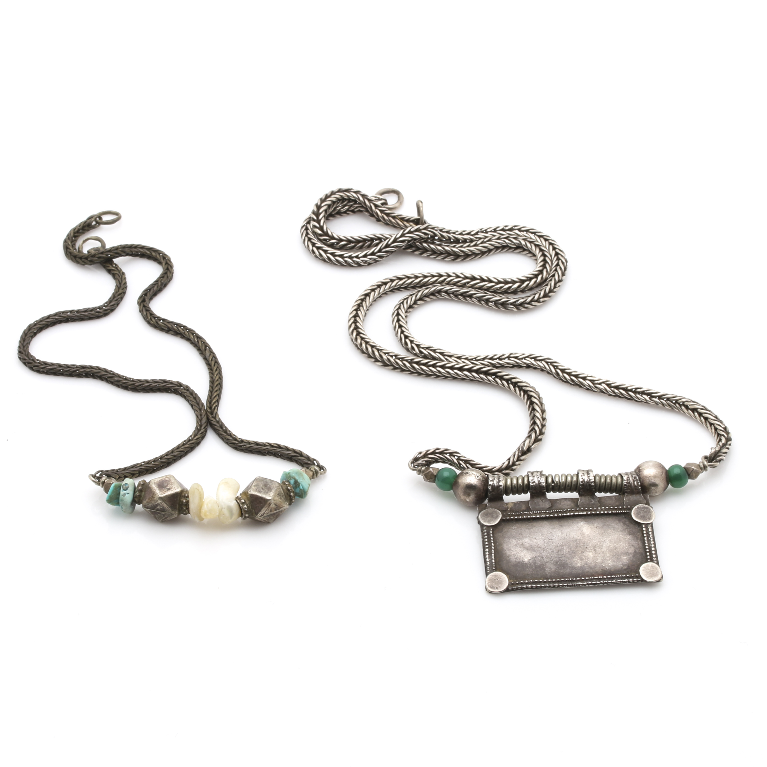 Collection of Costume Jewelry Including 800 Silver