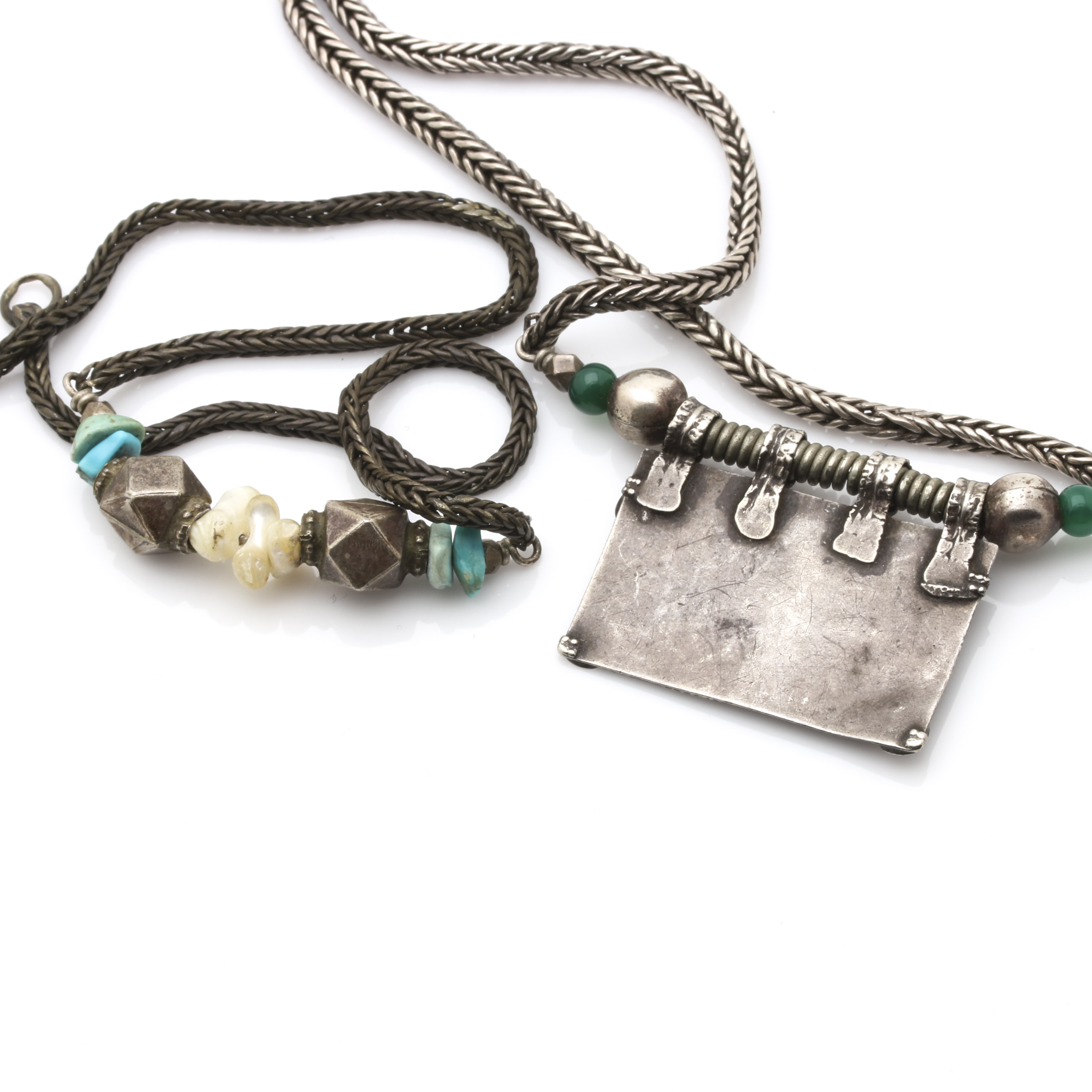 Collection of Costume Jewelry Including 800 Silver