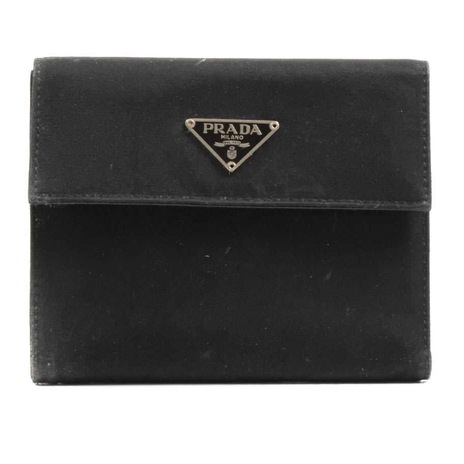 Prada Black Nylon Wallet