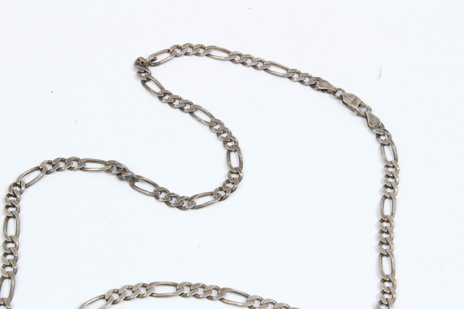 Sterling Silver Native American Bust Pendant Necklace