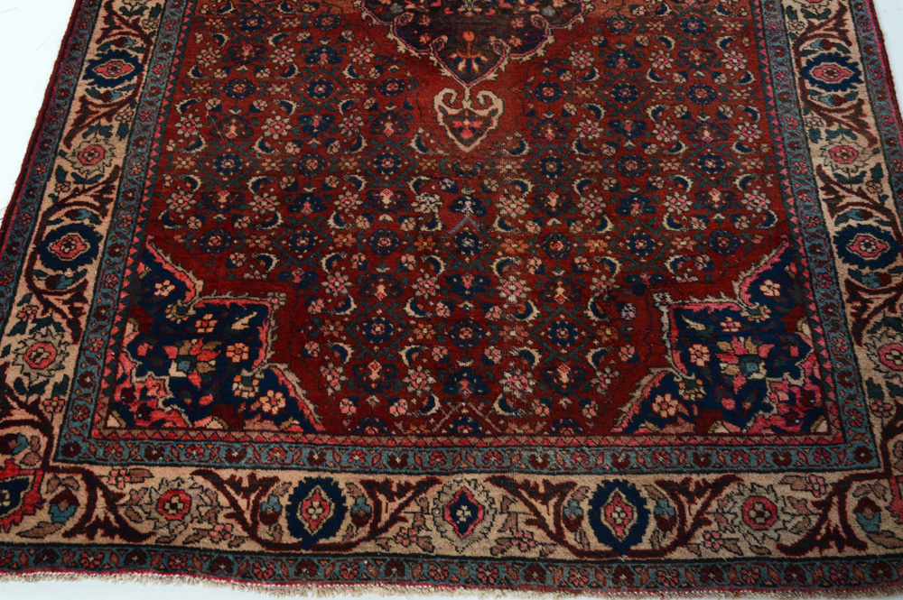 Semi-Antique Hand-Knotted Malayer Area Rug