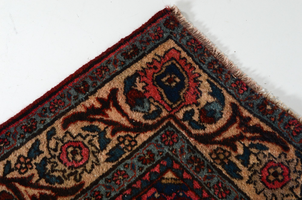 Semi-Antique Hand-Knotted Malayer Area Rug