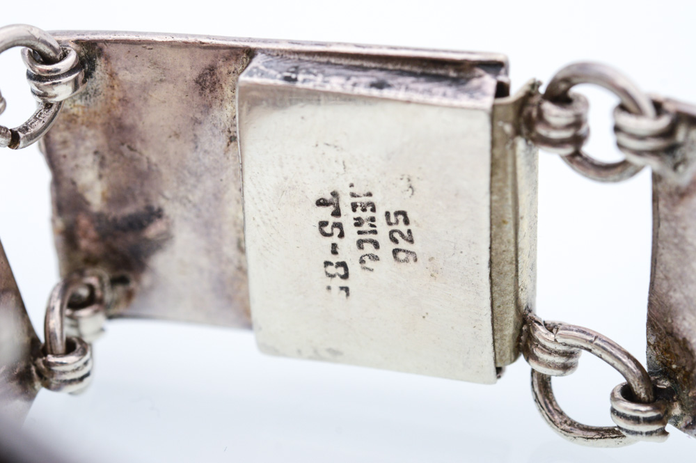 Sterling Silver Natural Turquoise Bracelet