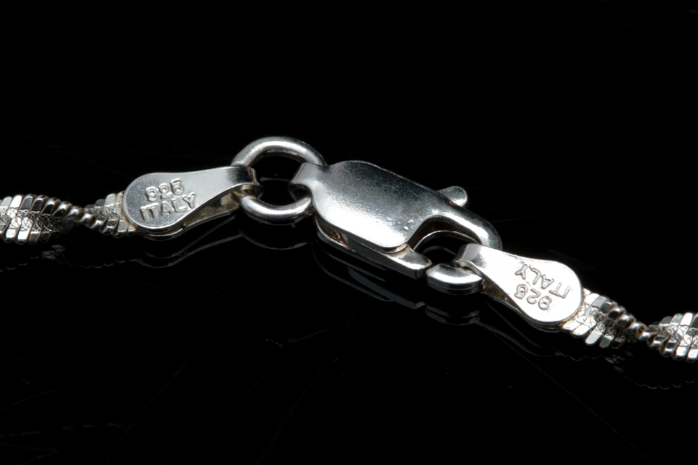 Rose Gold Wash on Sterling Silver and Cubic Zirconia Heart Pendant with Chain