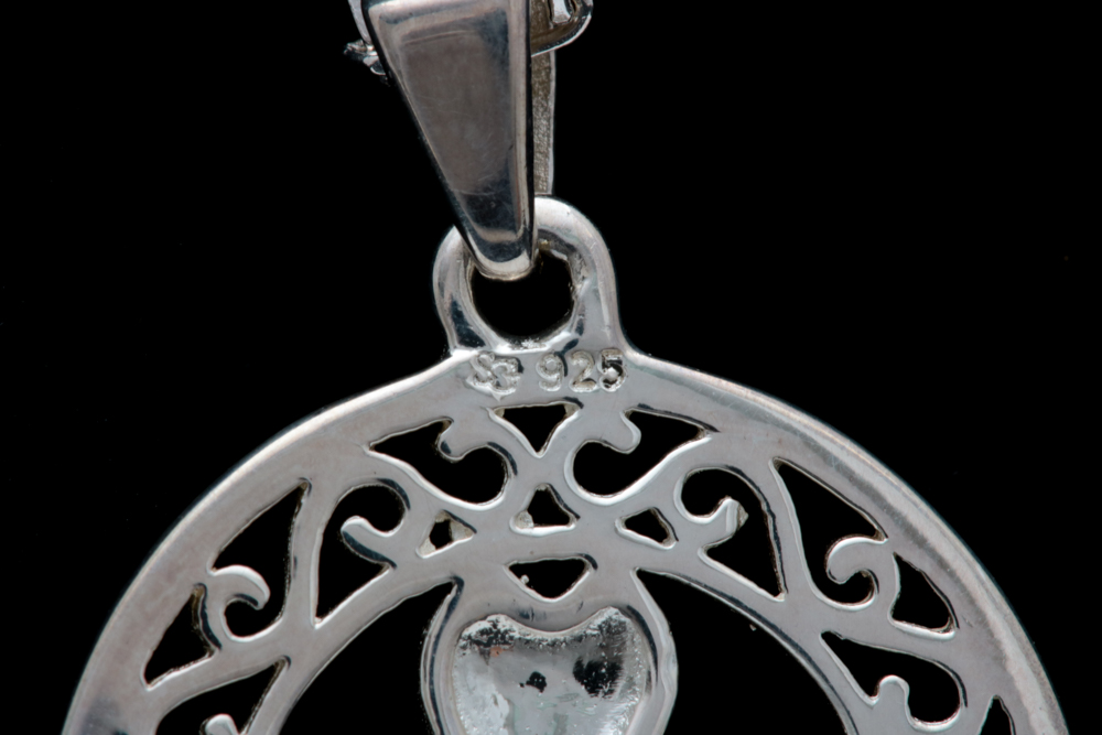 Sterling Silver Four Leaf Clover Pendant with Chain