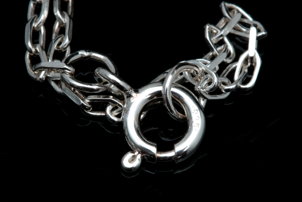 Sterling Silver Four Leaf Clover Pendant with Chain