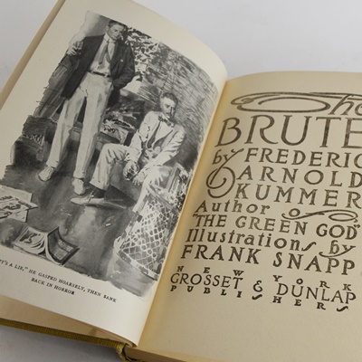 Frederic Arnold Kummer "The Brute" Hardcover Book