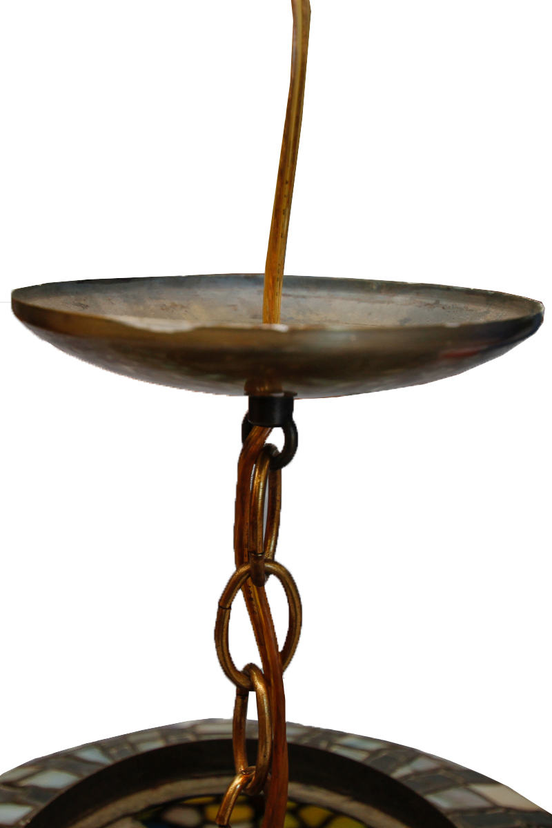 Tiffany Style Resin Chandelier