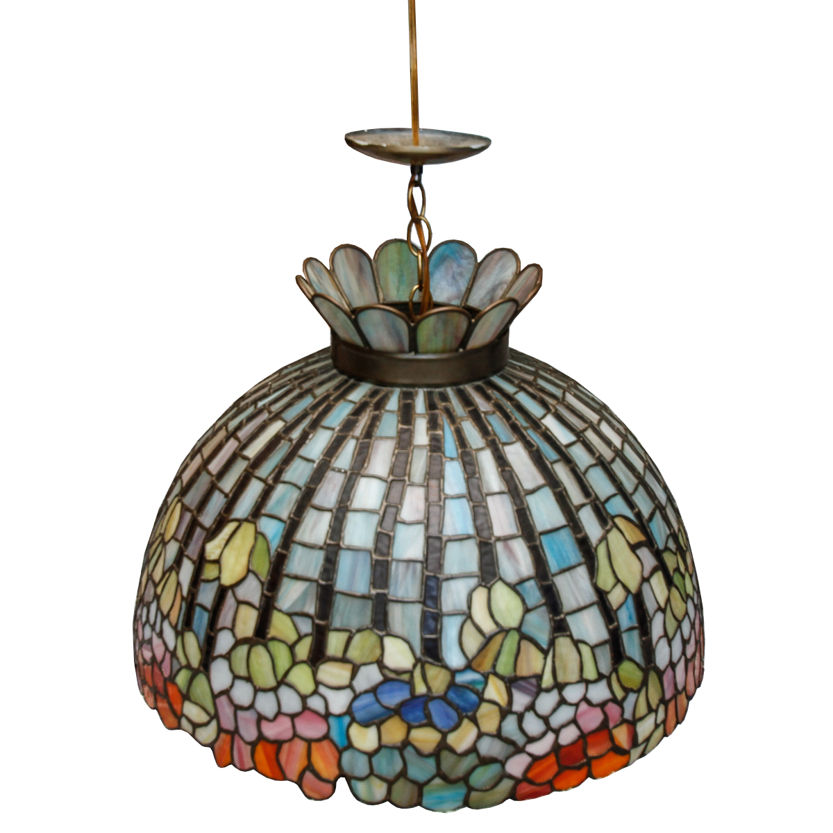 Tiffany Style Resin Chandelier