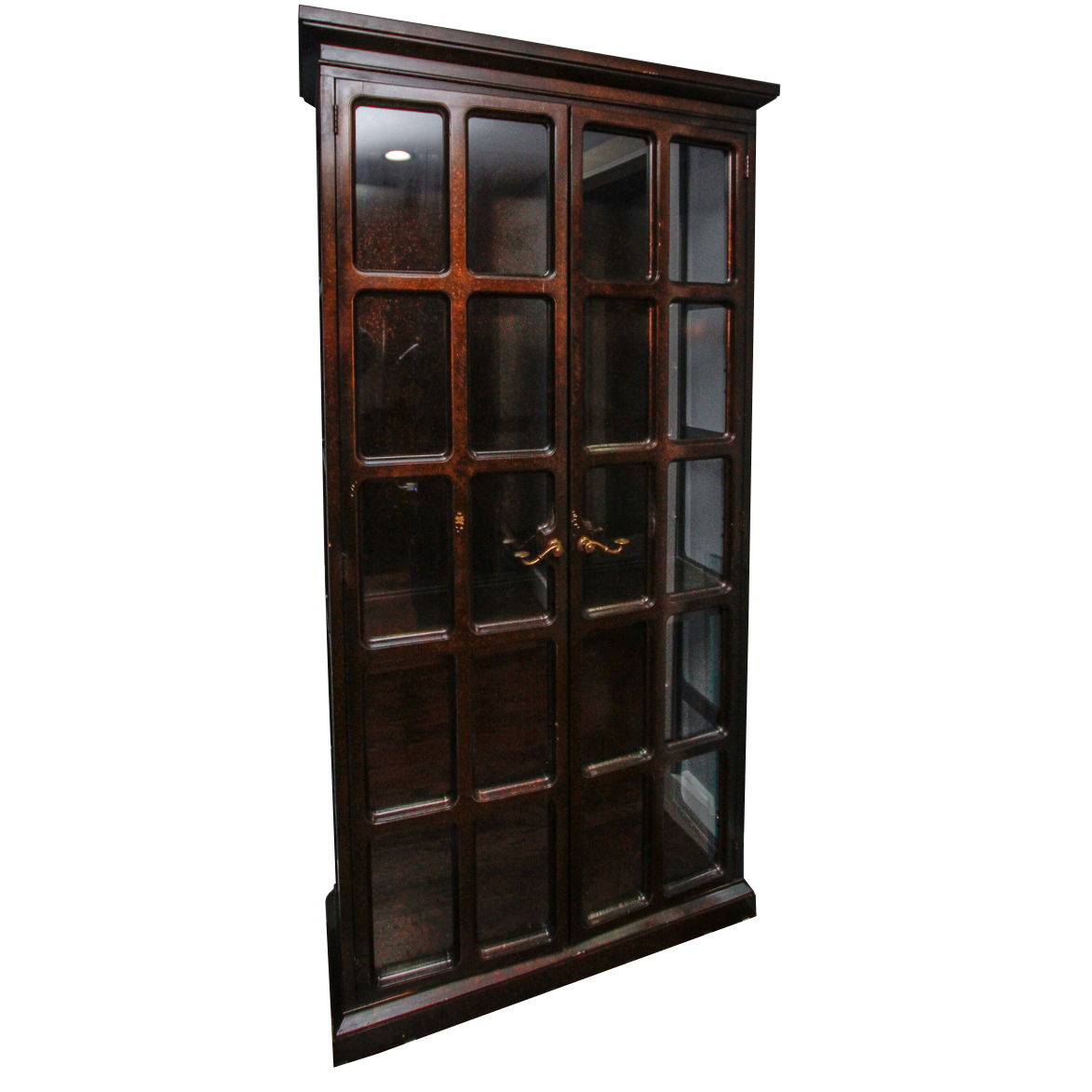 Vintage Illuminated Curio Cabinet