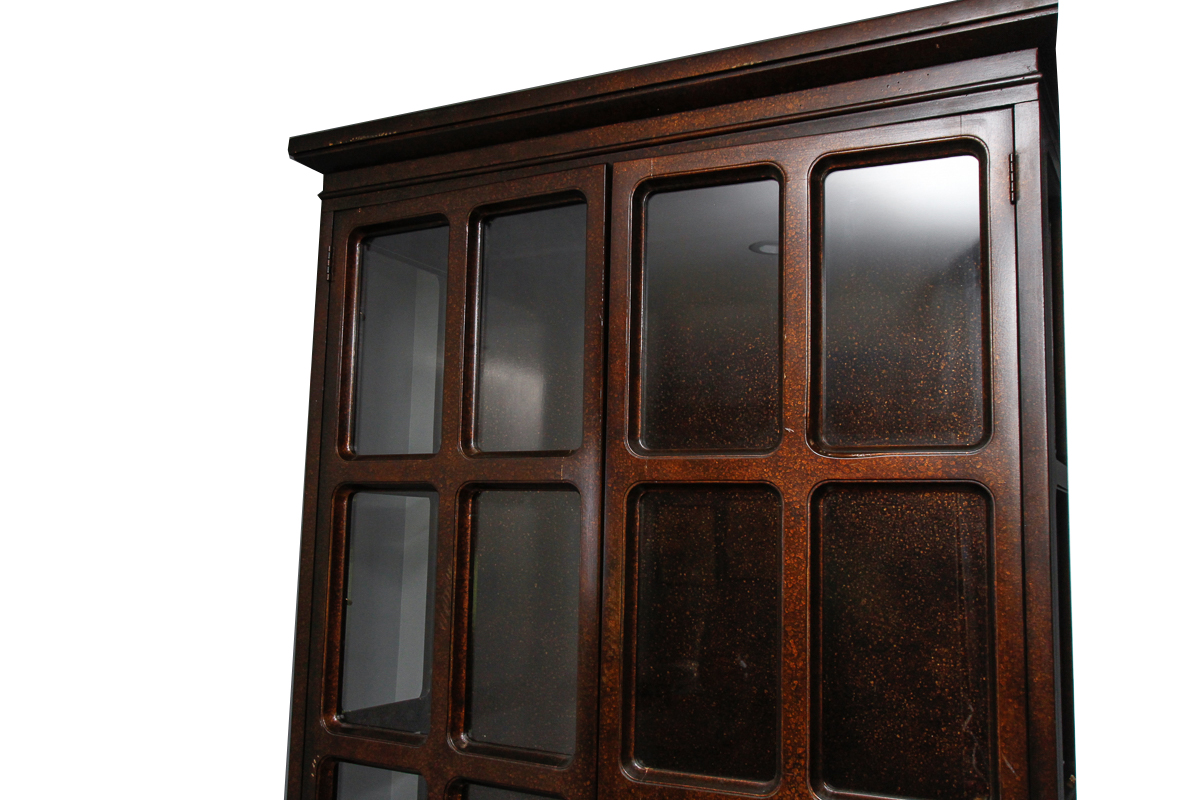 Vintage Illuminated Curio Cabinet