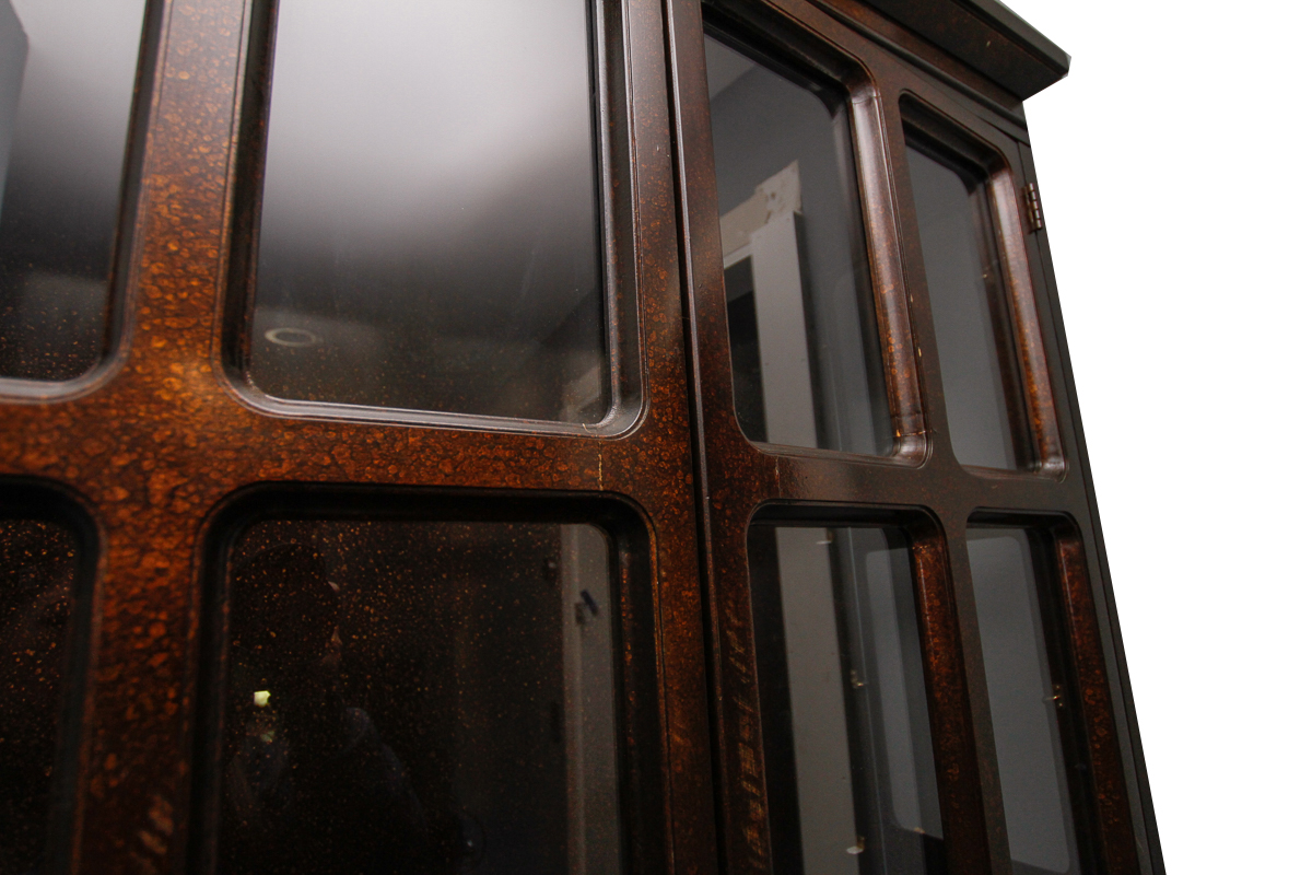 Vintage Illuminated Curio Cabinet