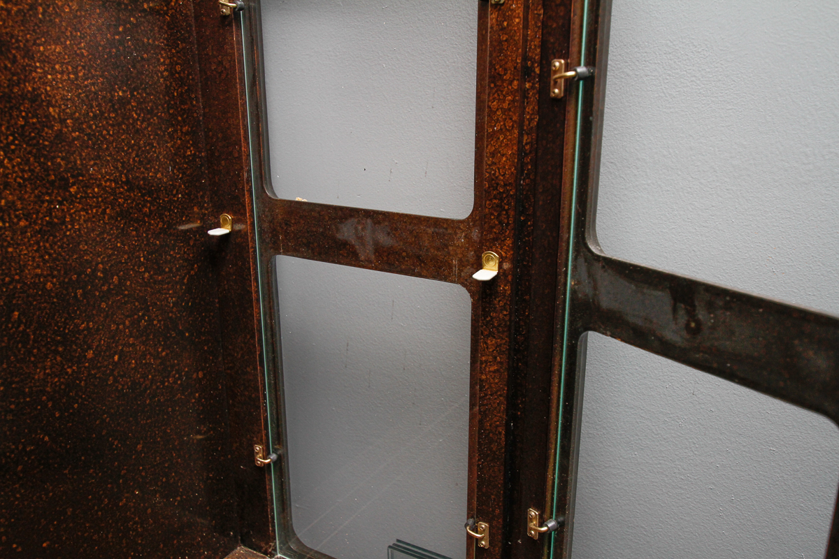 Vintage Illuminated Curio Cabinet