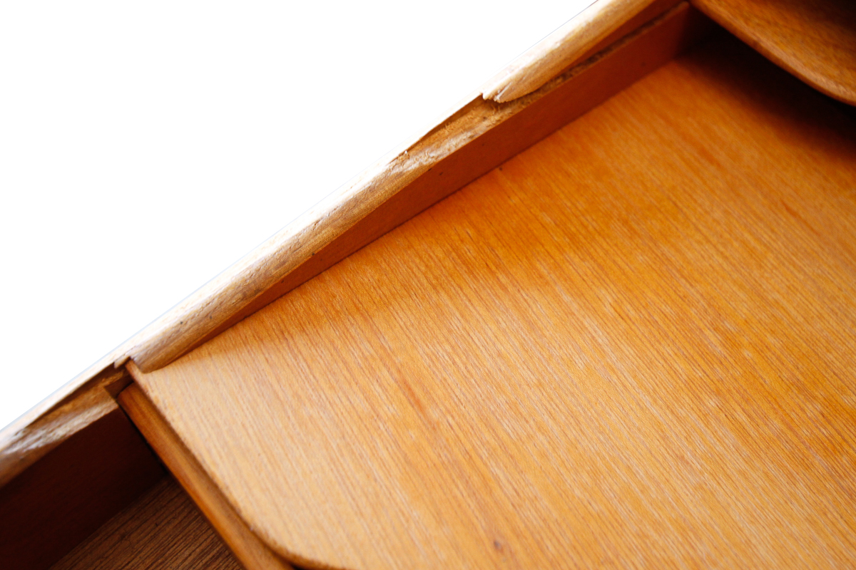 Vintage Walnut Leather Top Executive Desk by Sligh