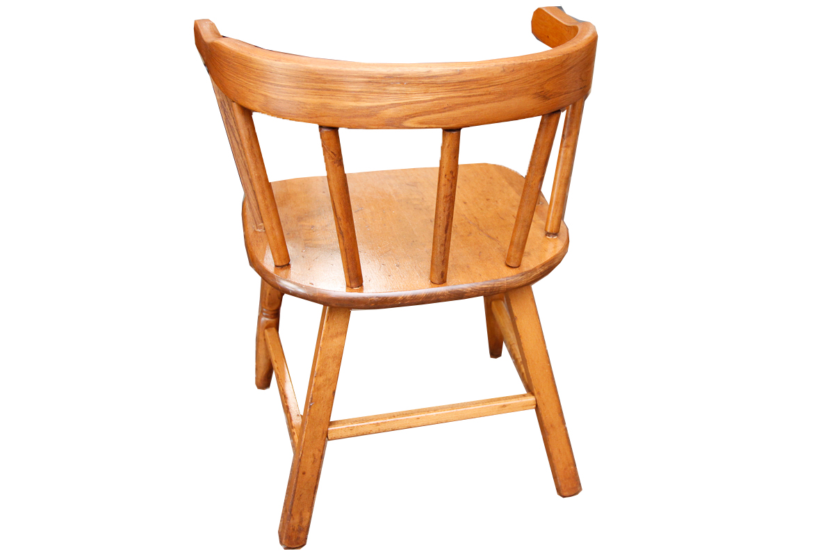 Vintage Wooden Children's Table and Chairs