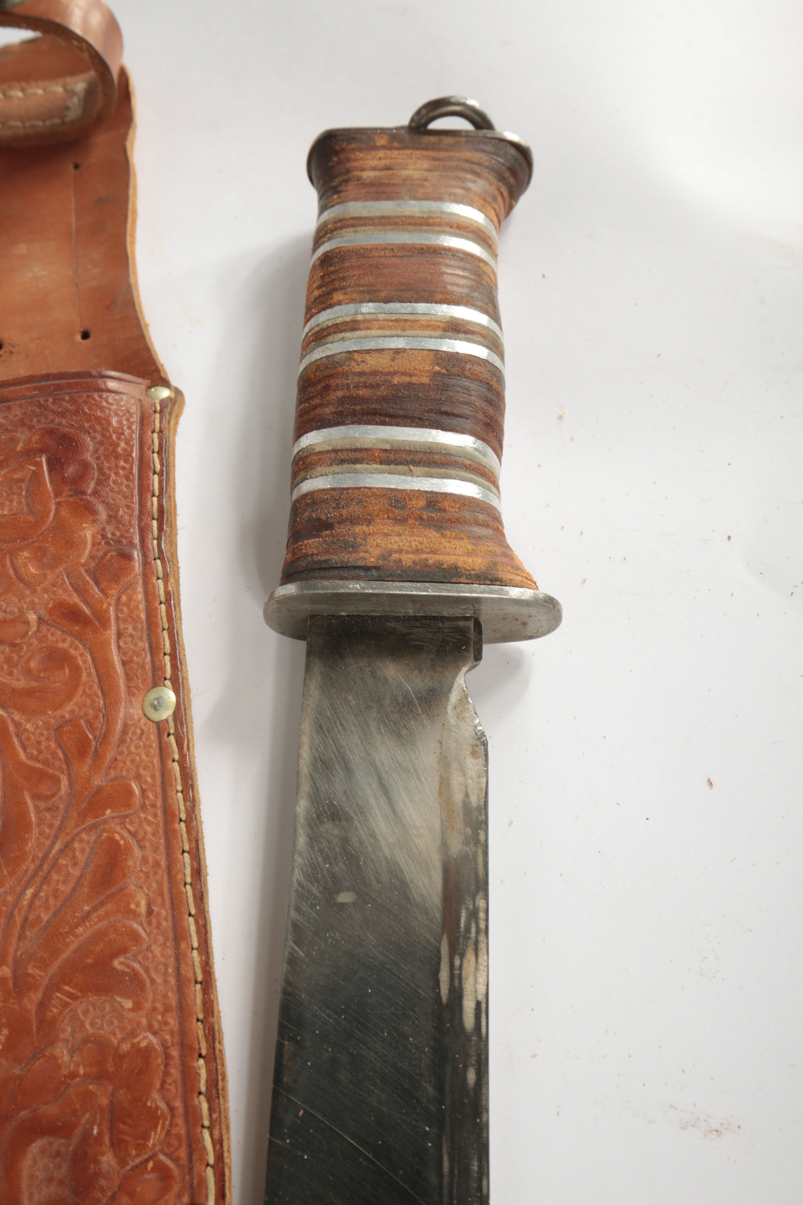 Large Collection of Fixed Blade Knives and a Folding Knife