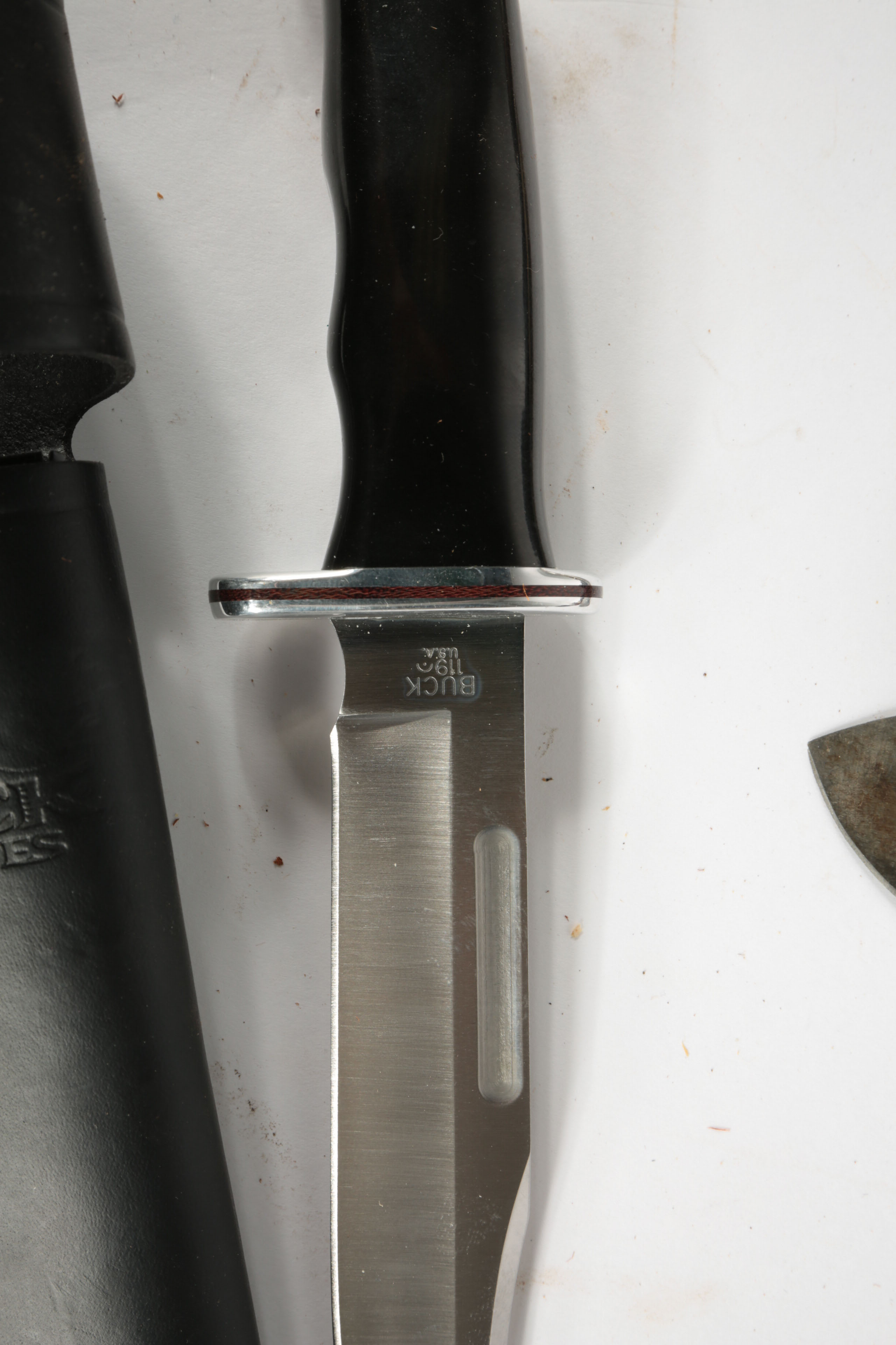 Large Collection of Fixed Blade Knives and a Folding Knife