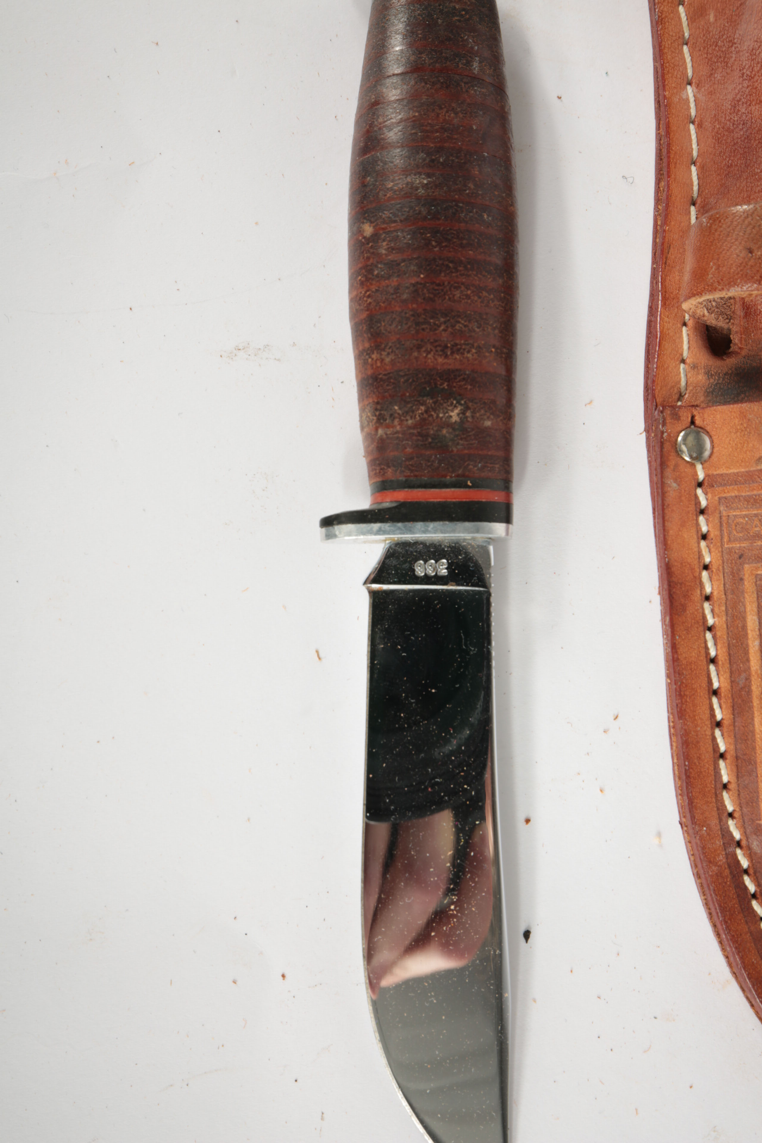 Large Collection of Fixed Blade Knives and a Folding Knife