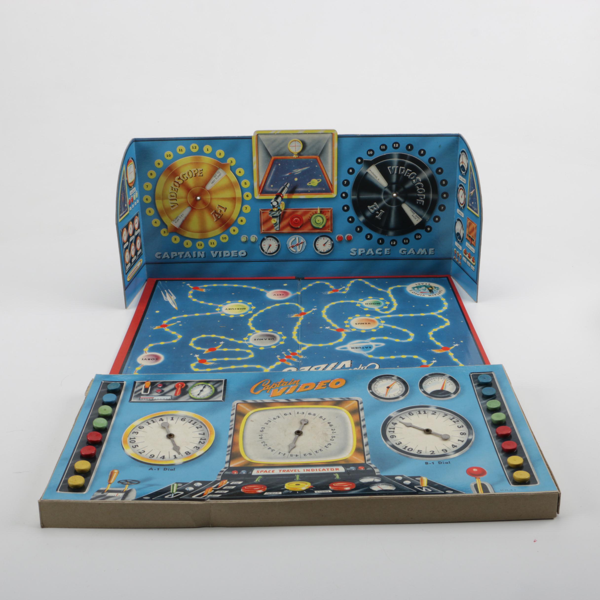 Assorted Vintage Board Games Based on TV and Movies