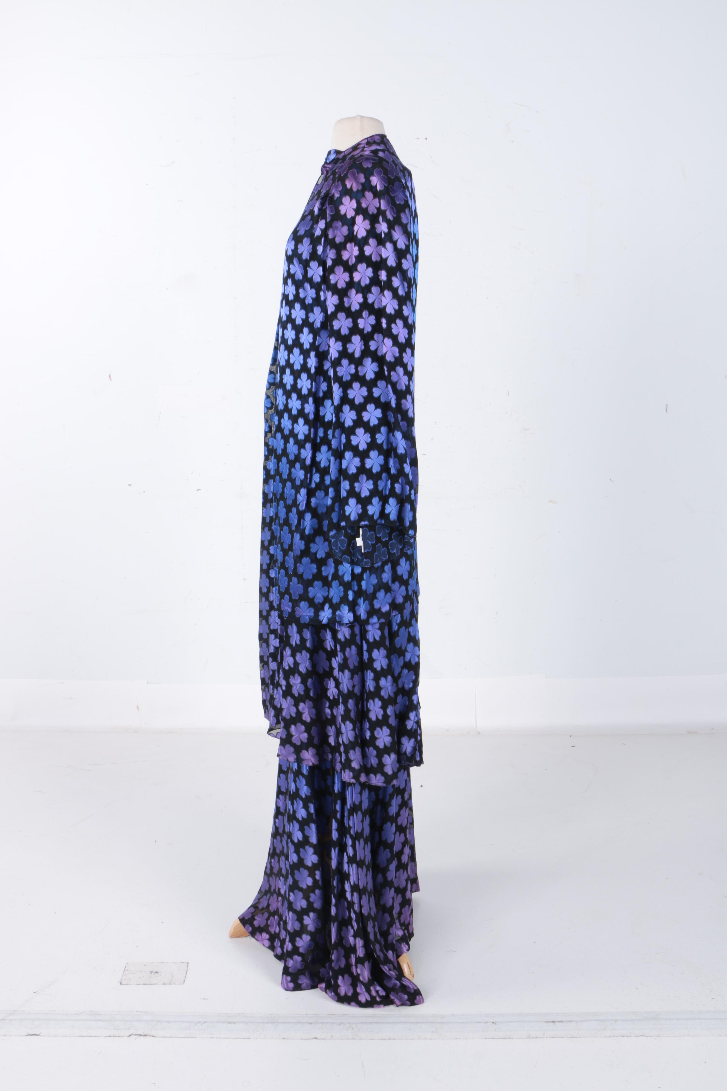 Women's Vintage 1970s Cardinali Sample Chiffon Jacket and Skirts