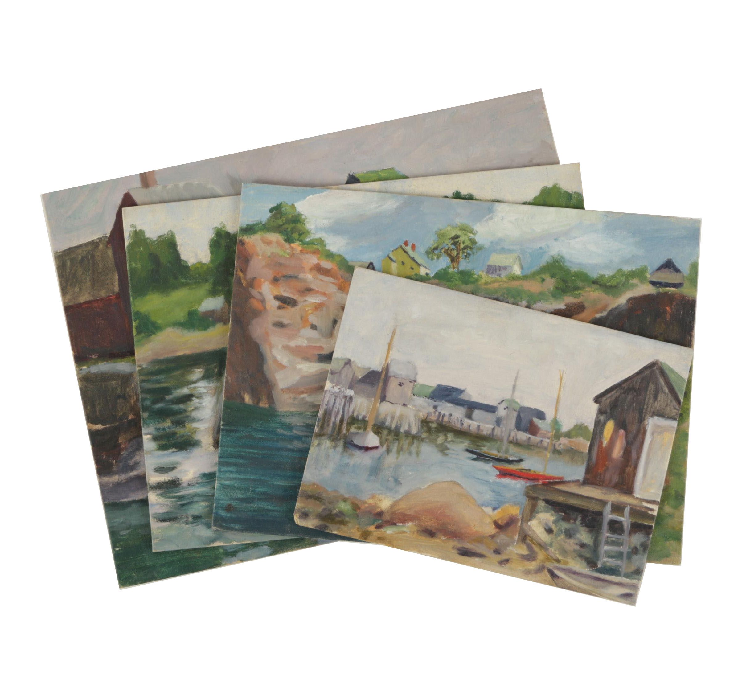 Oil Paintings of Waterfront Property