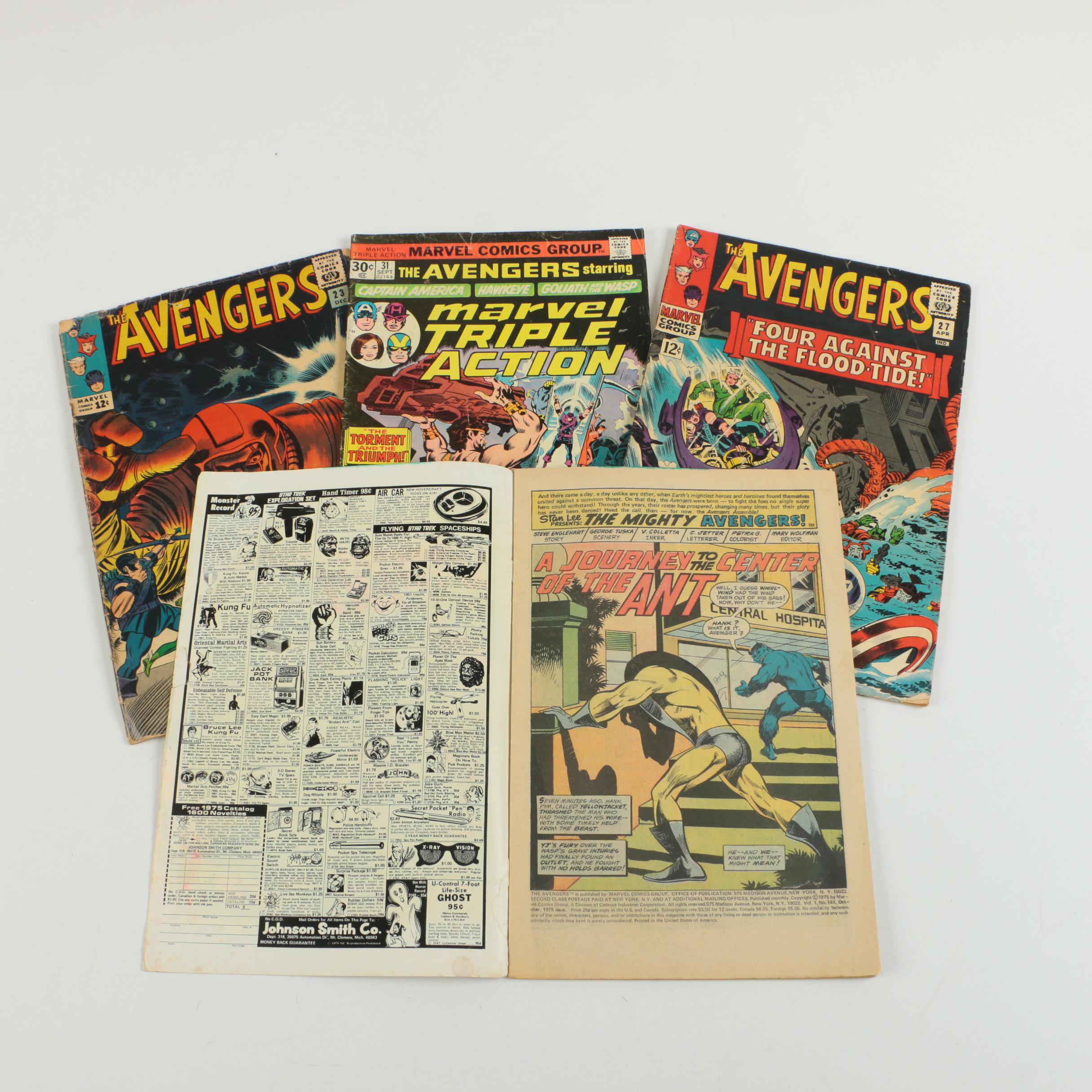 Silver and Bronze Age Avengers Comics Featuring Early Issues
