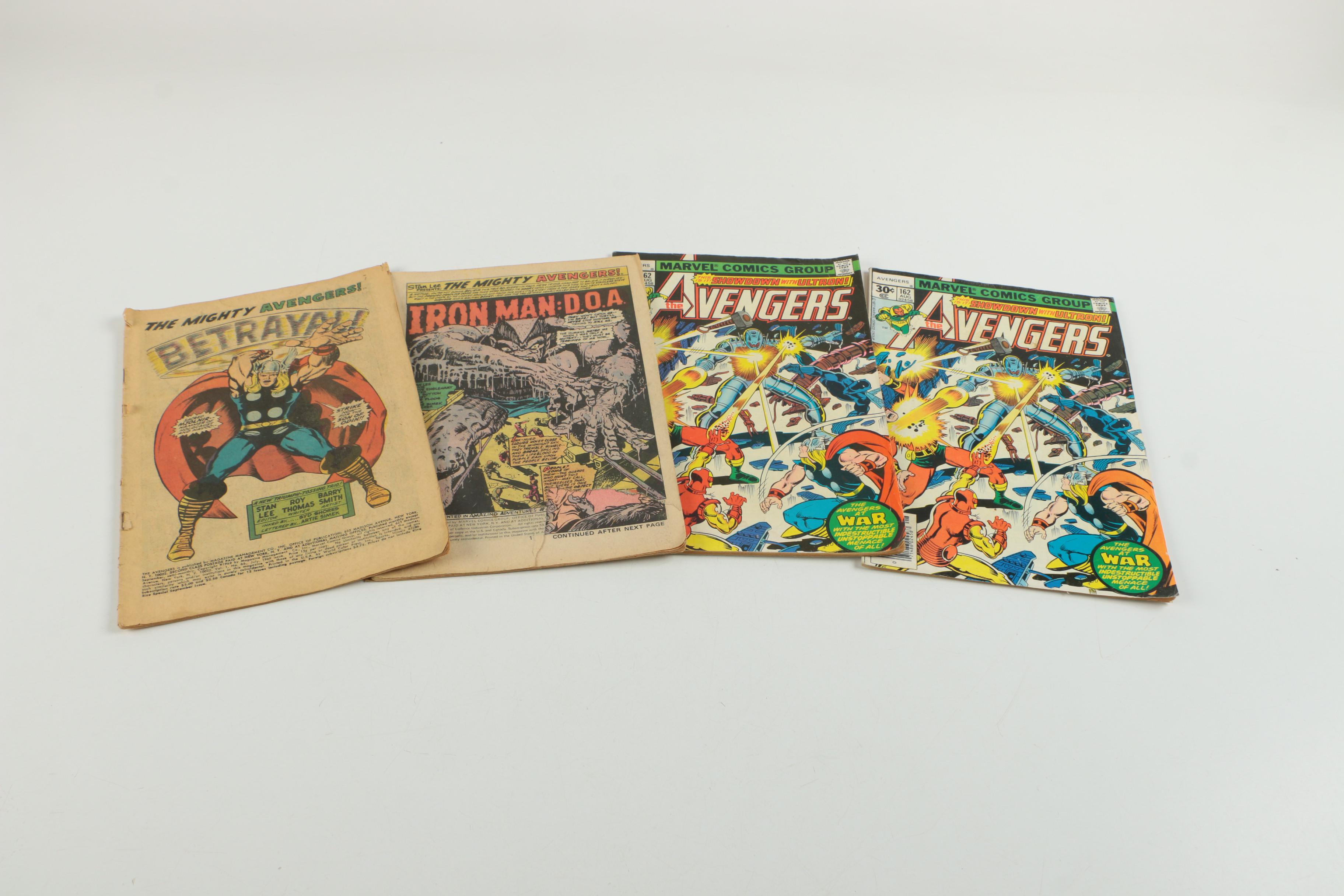 Silver and Bronze Age Avengers Comics Featuring Early Issues