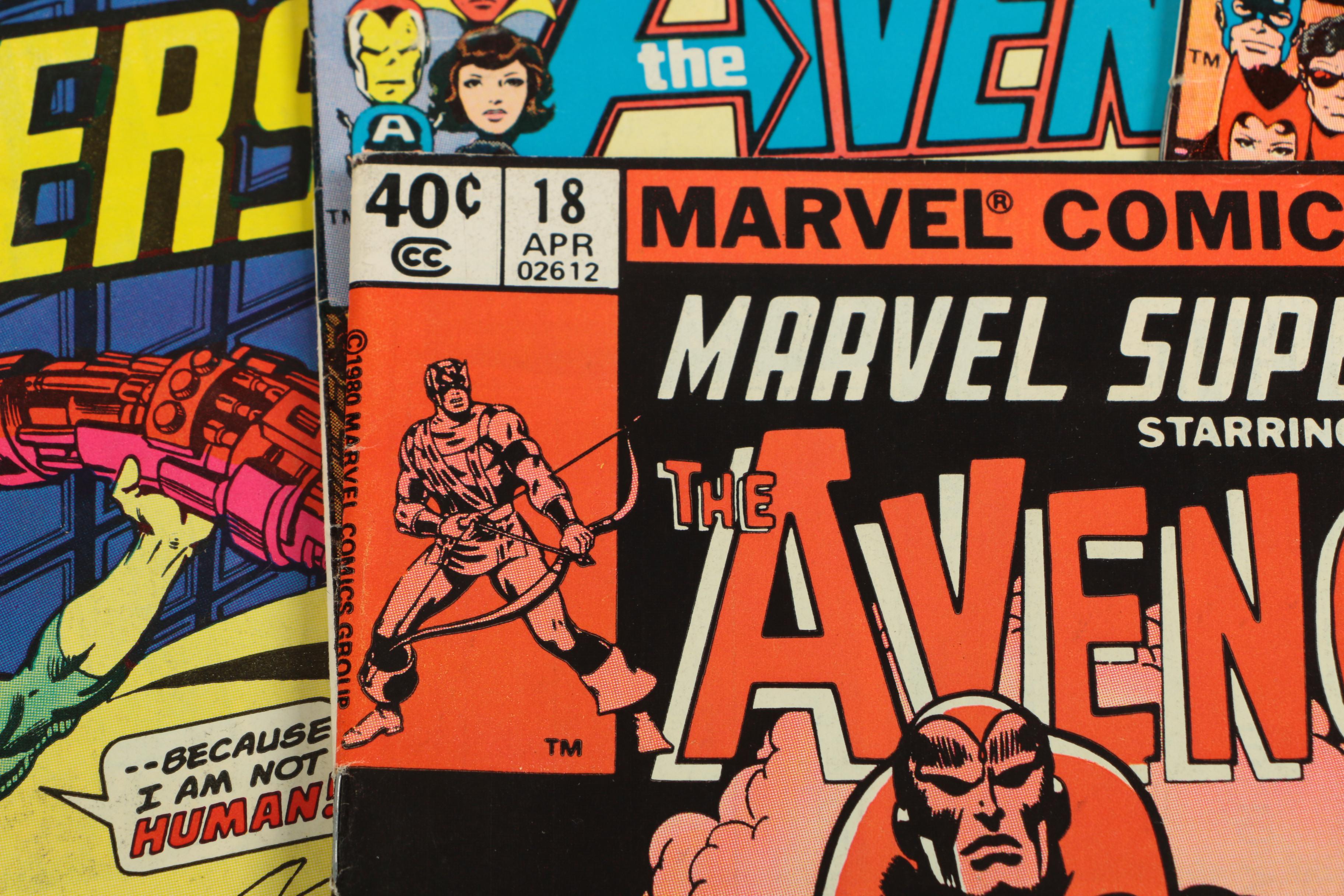Silver and Bronze Age Avengers Comics Featuring Early Issues