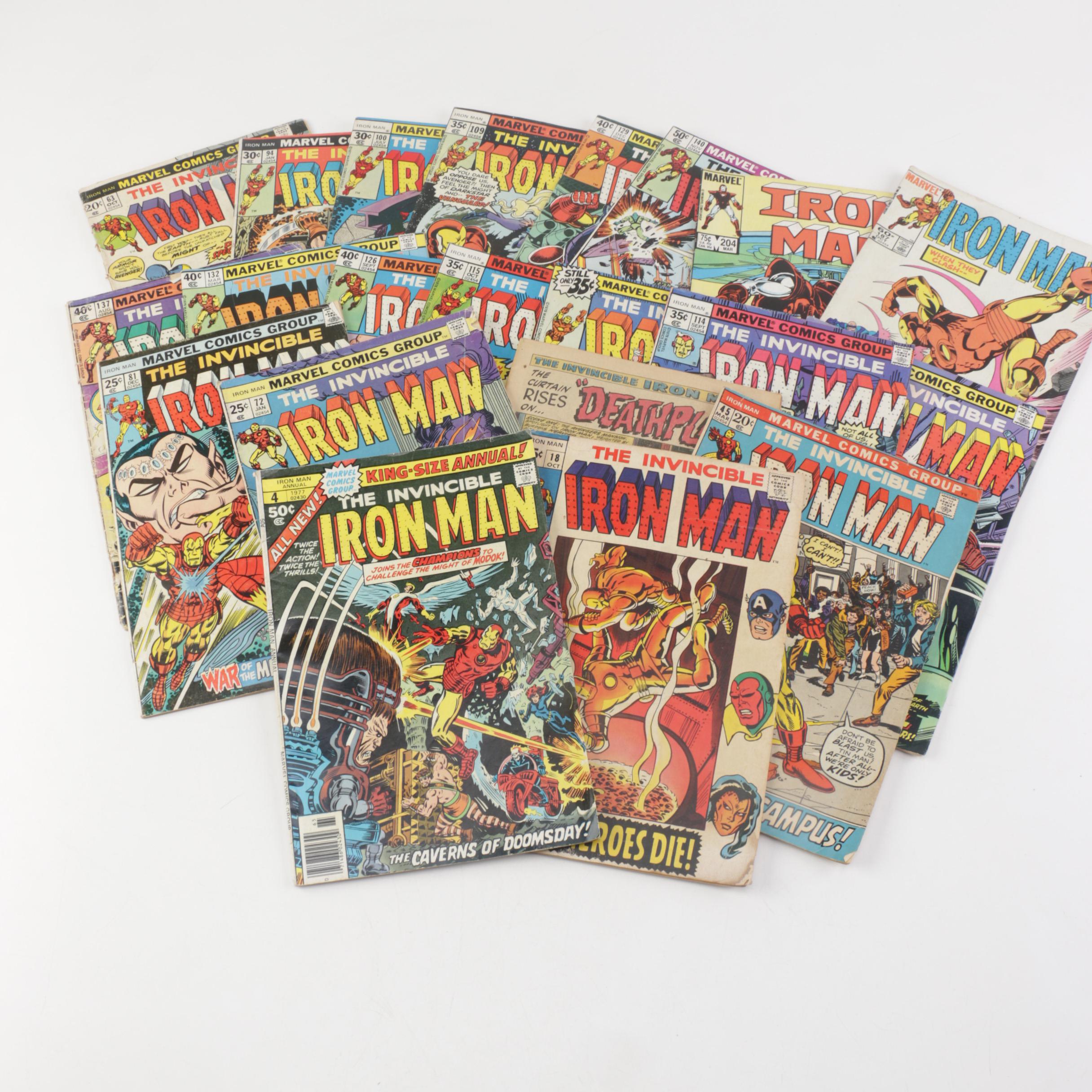Collection of "The Invincible Iron Man" Comic Books