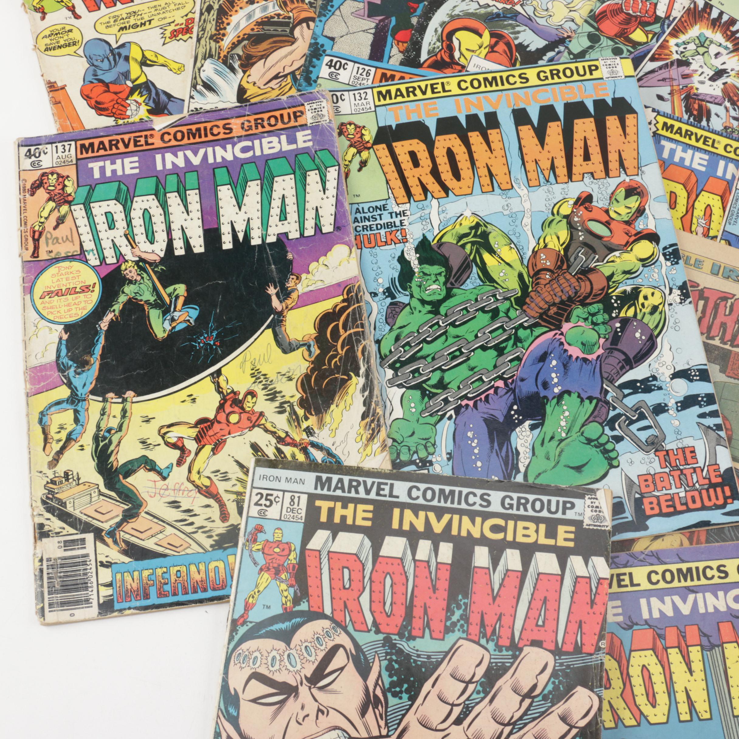 Collection of "The Invincible Iron Man" Comic Books