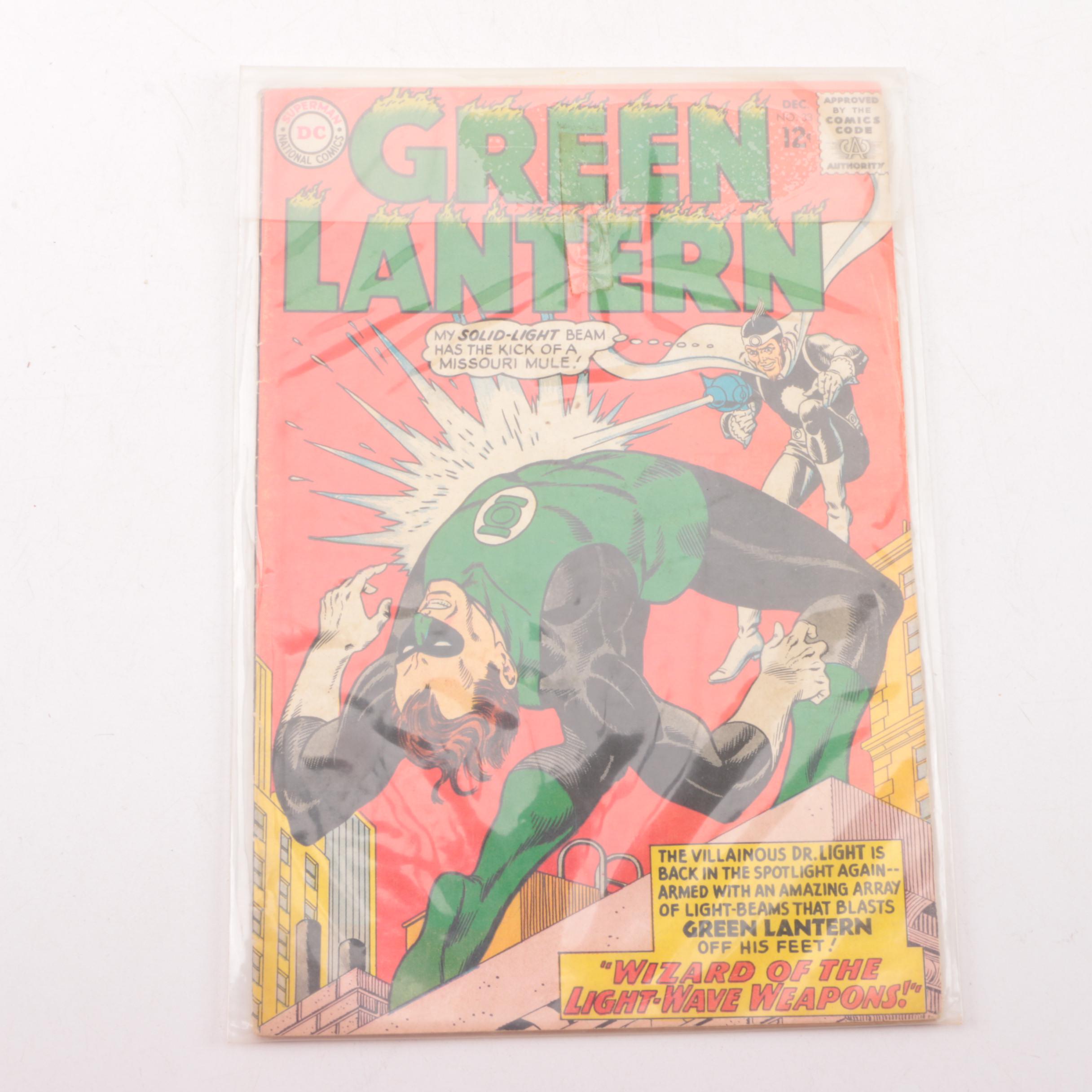 Collection of DC Comic Books featuring "Aquaman" and "Green Lantern"