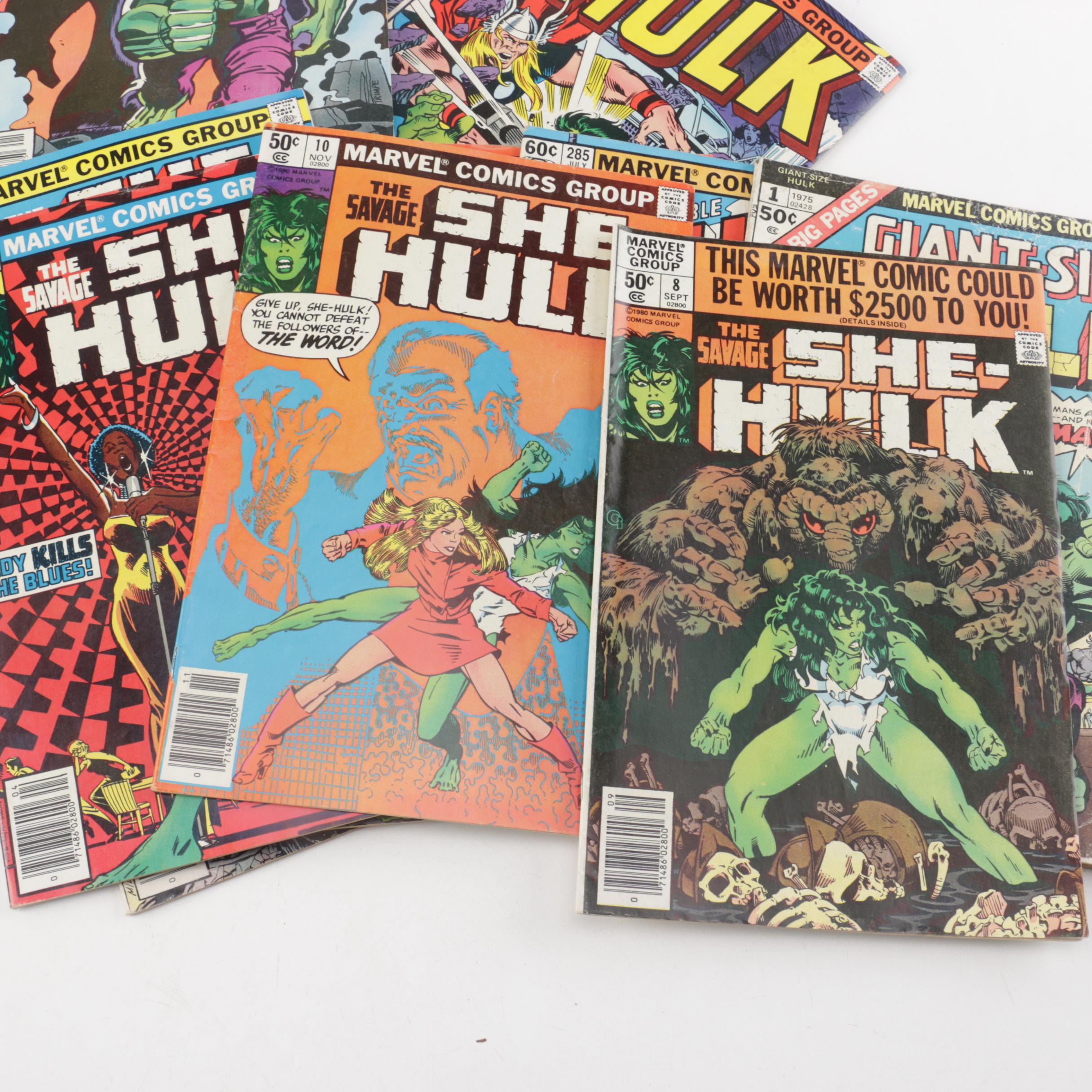 Hulk and She-Hulk Bronze Age Comics