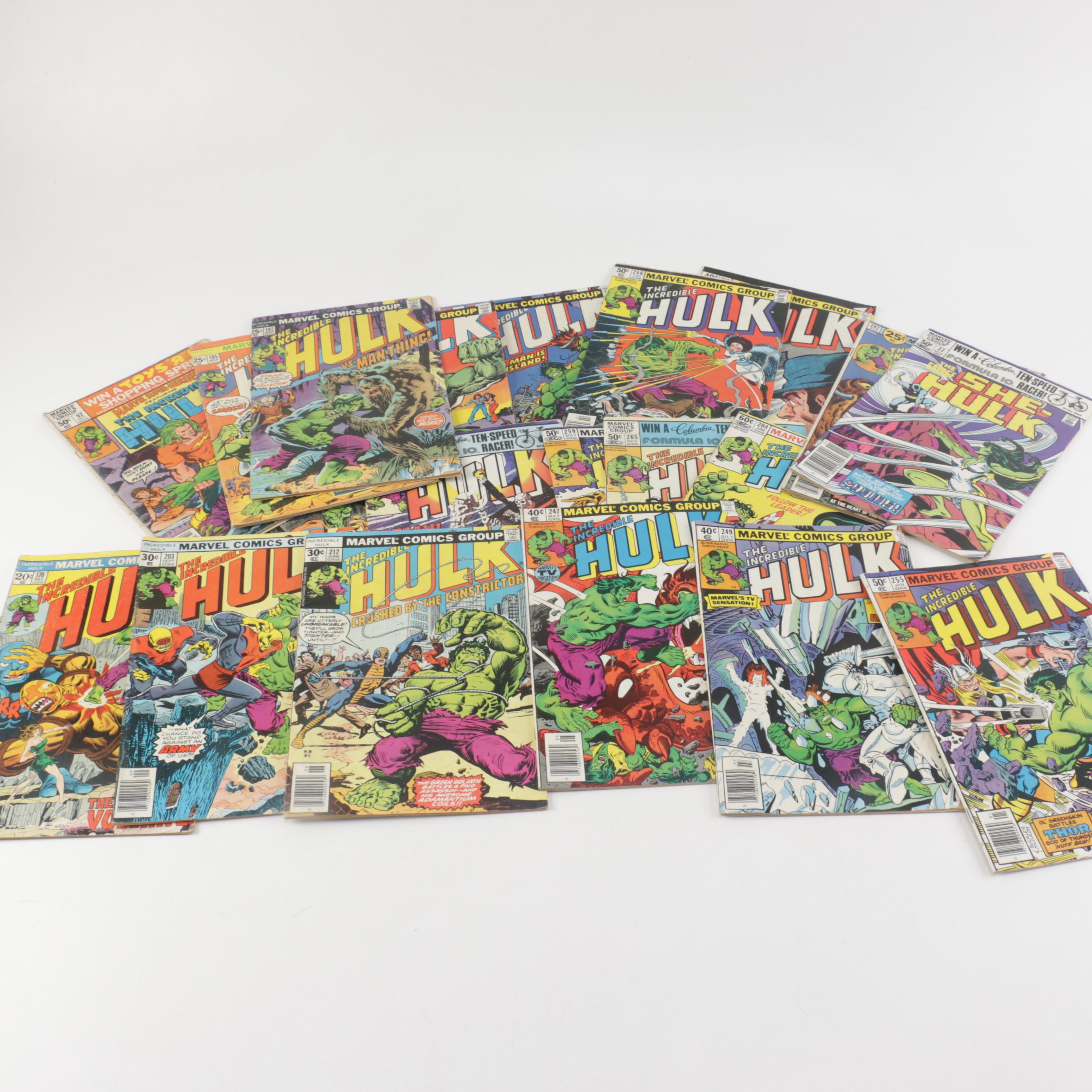 Hulk and She-Hulk Bronze Age Comics