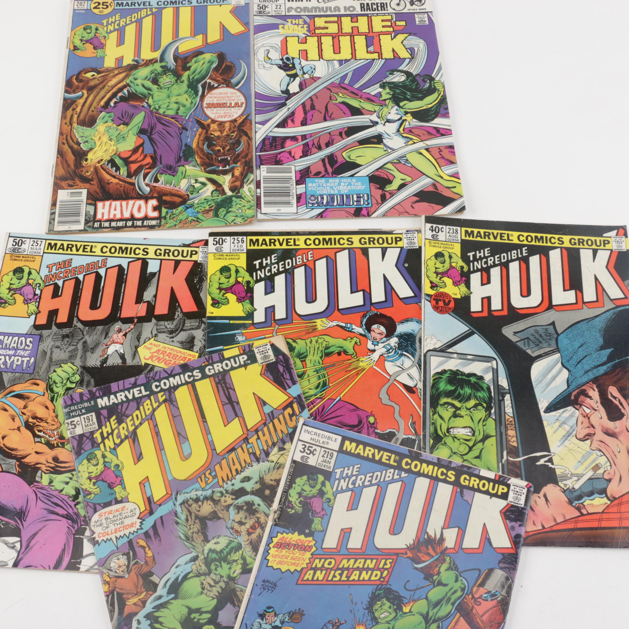 Hulk and She-Hulk Bronze Age Comics