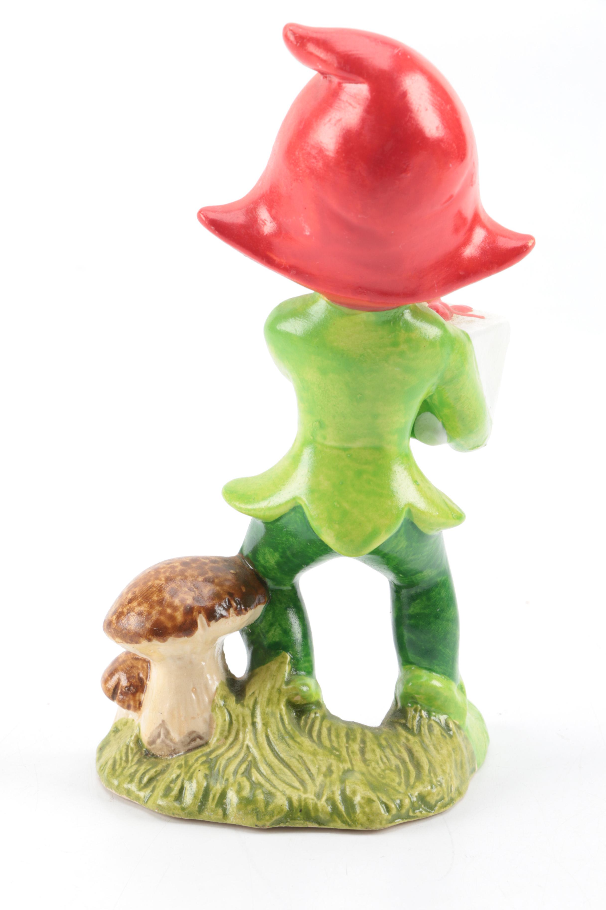 Vintage Christmas Elf Figurines