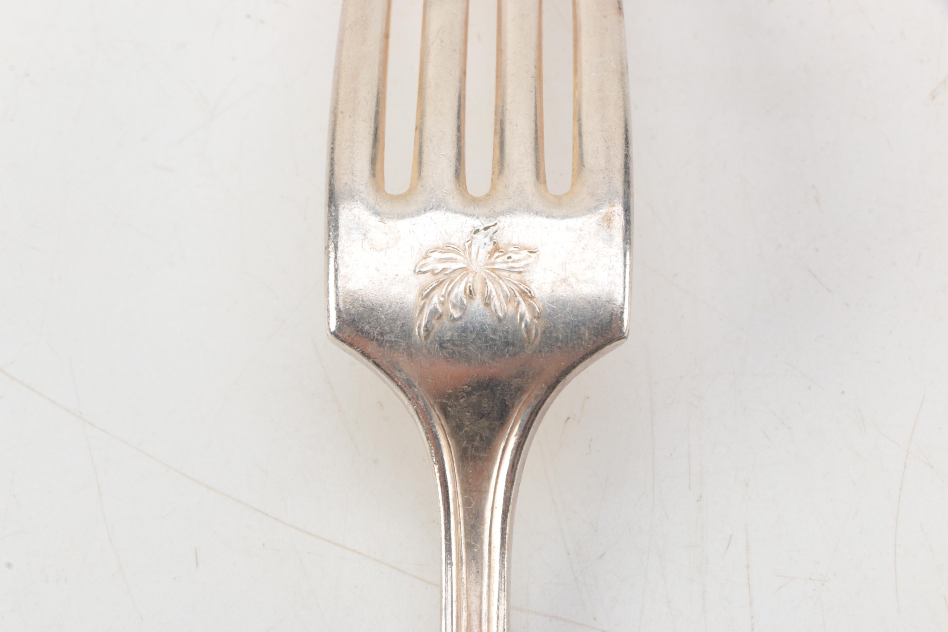 1847 Rogers Bros. "Old Colony" Silver-Plated Fork Set