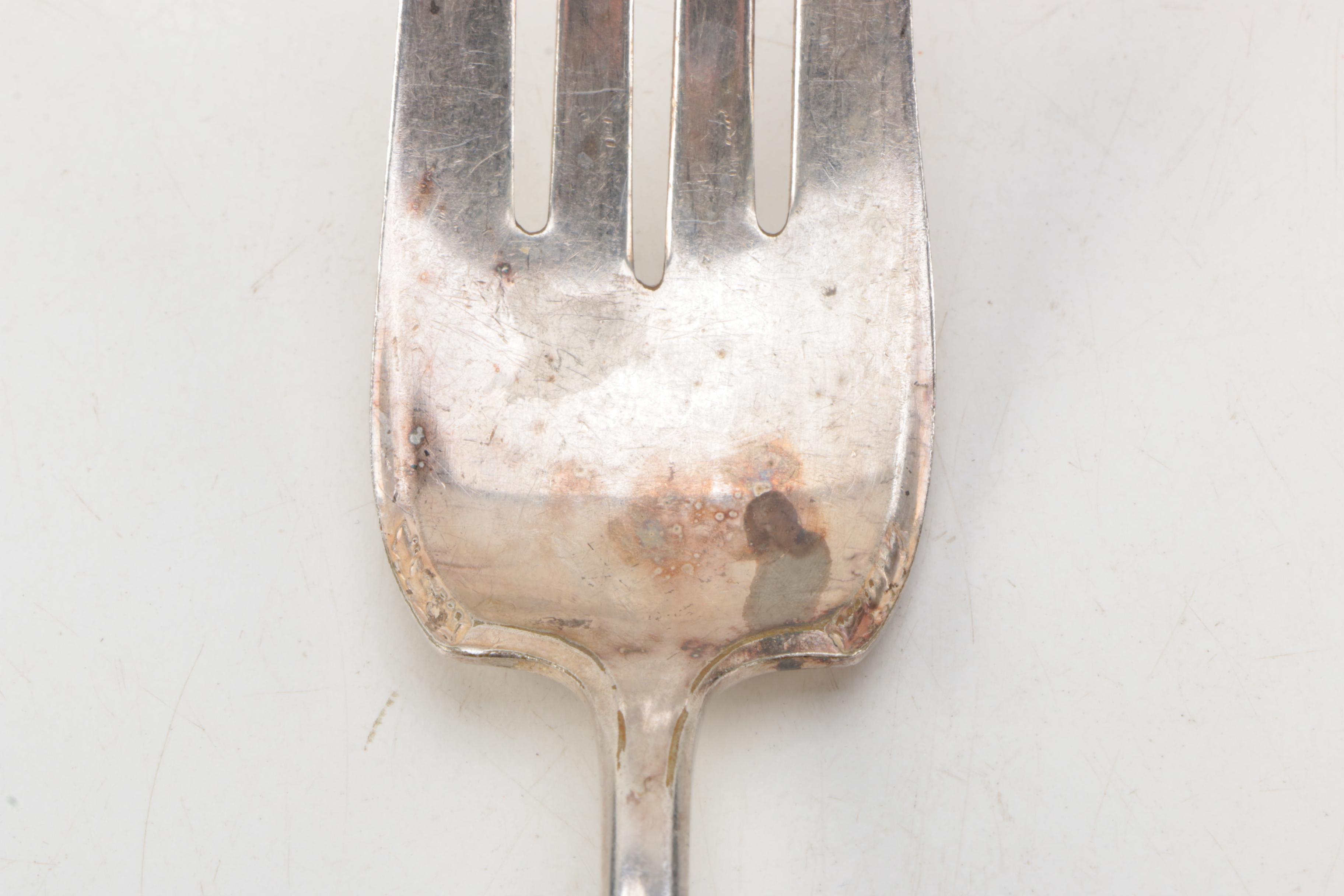 1847 Rogers Bros. "Old Colony" Silver-Plated Fork Set