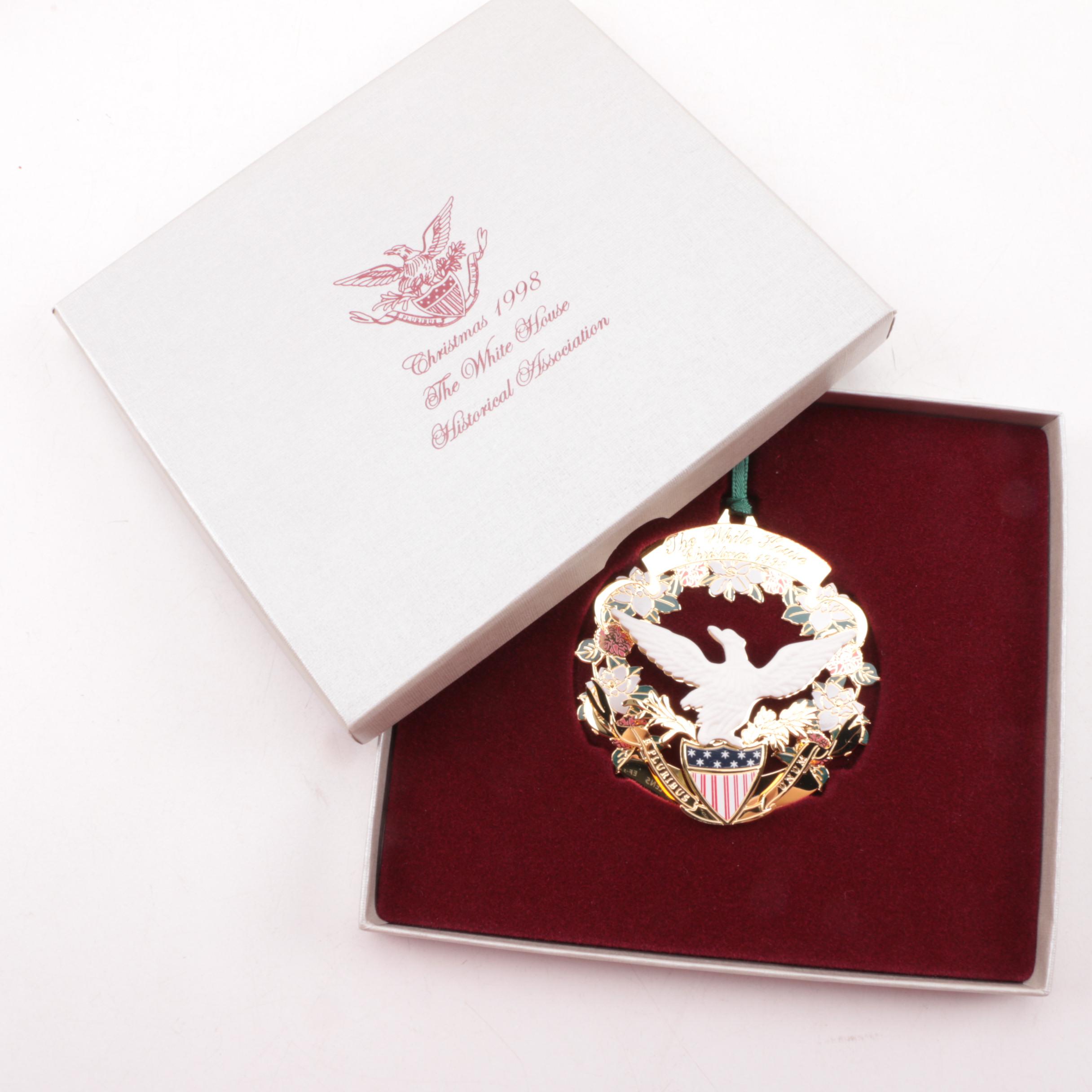 Assortment of White House Historical Association Christmas Ornaments