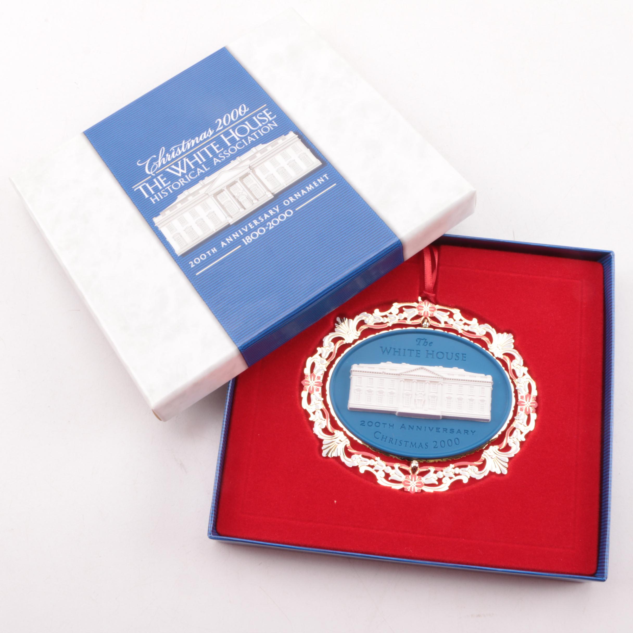 Assortment of White House Historical Association Christmas Ornaments